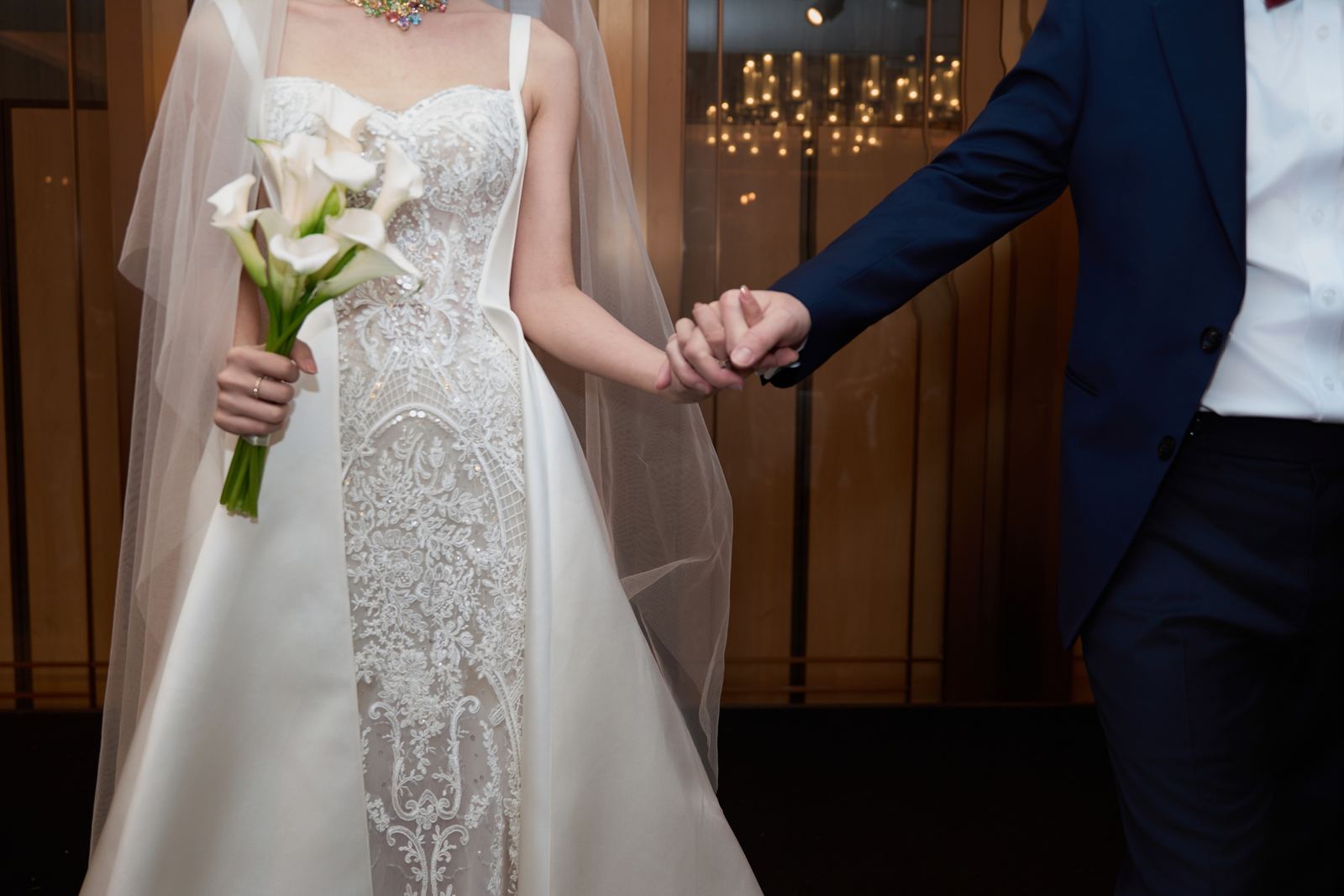 Edward and Na at their wedding