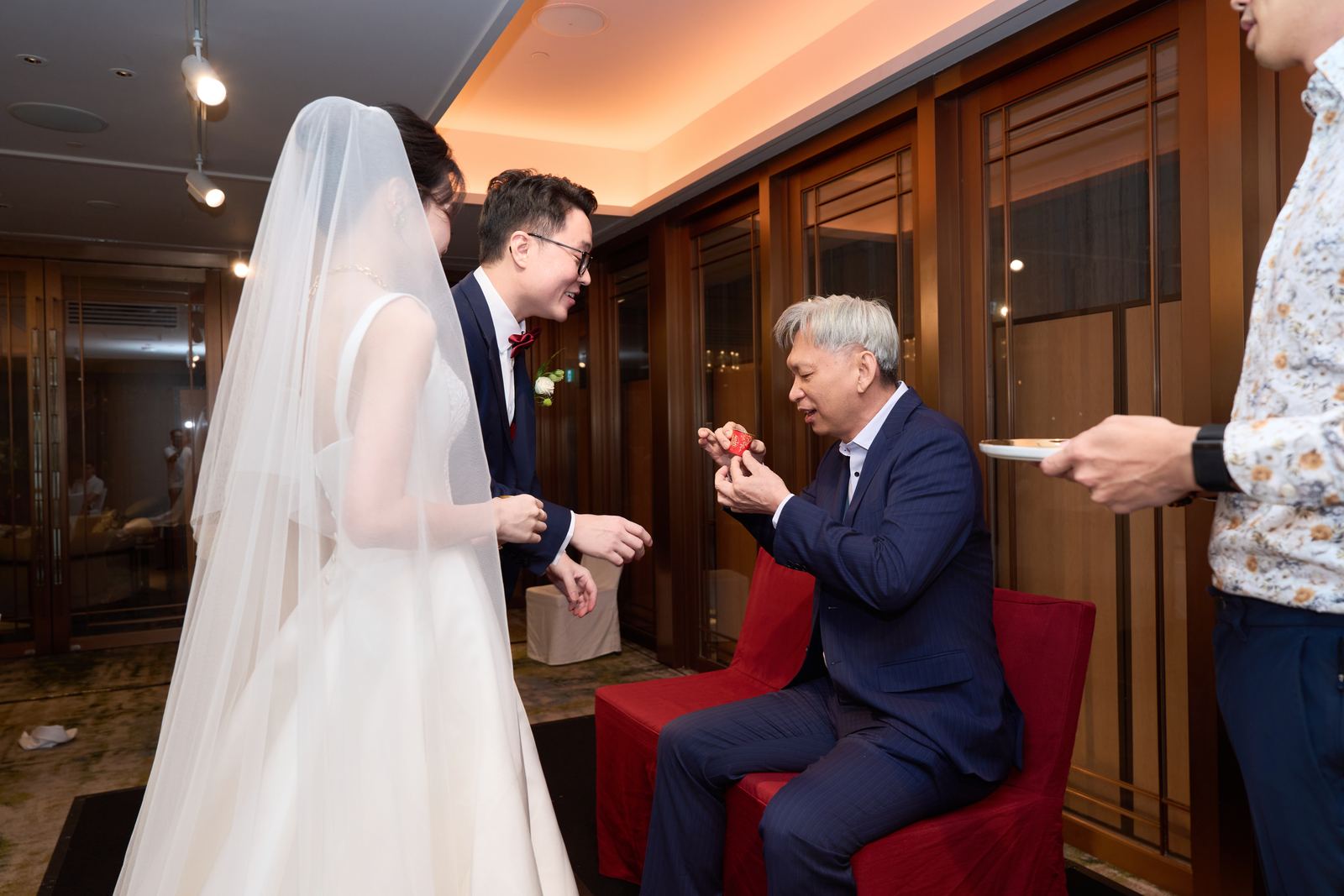 Edward and Na at their wedding