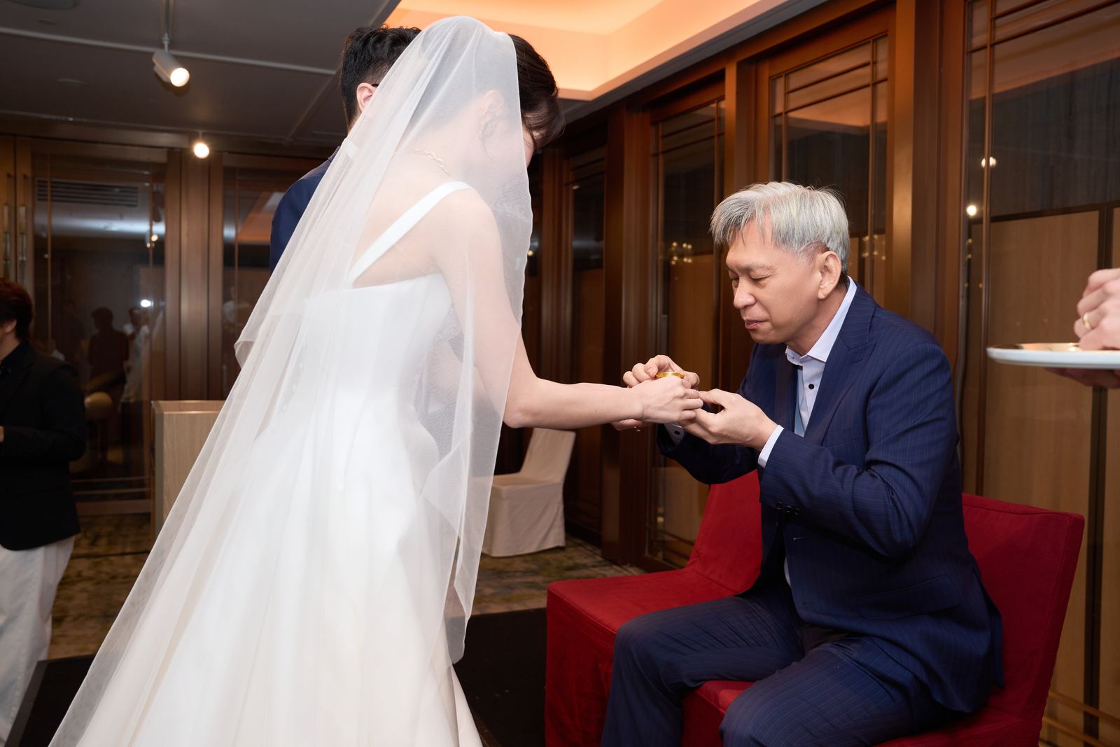 Edward and Na at their wedding