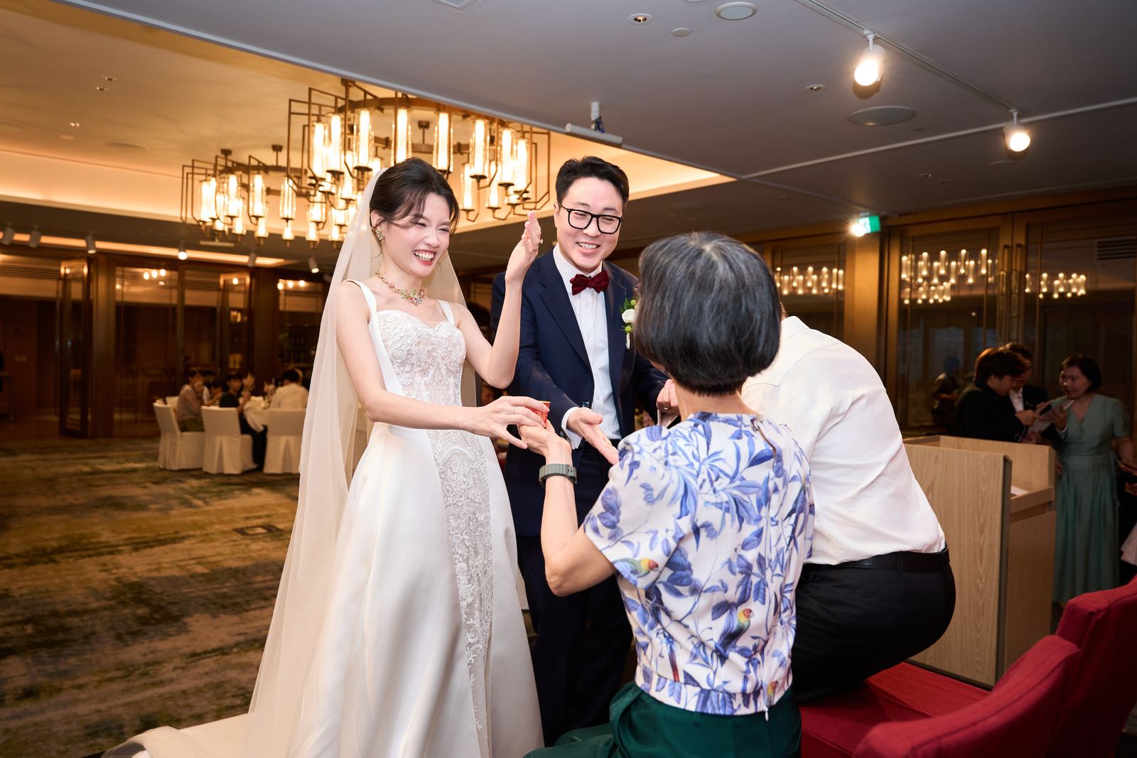 Edward and Na at their wedding