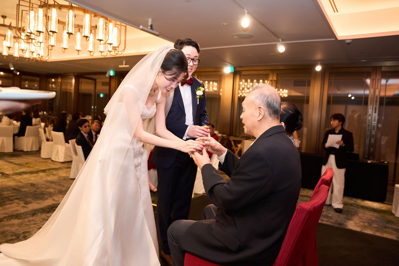 Edward and Na at their wedding