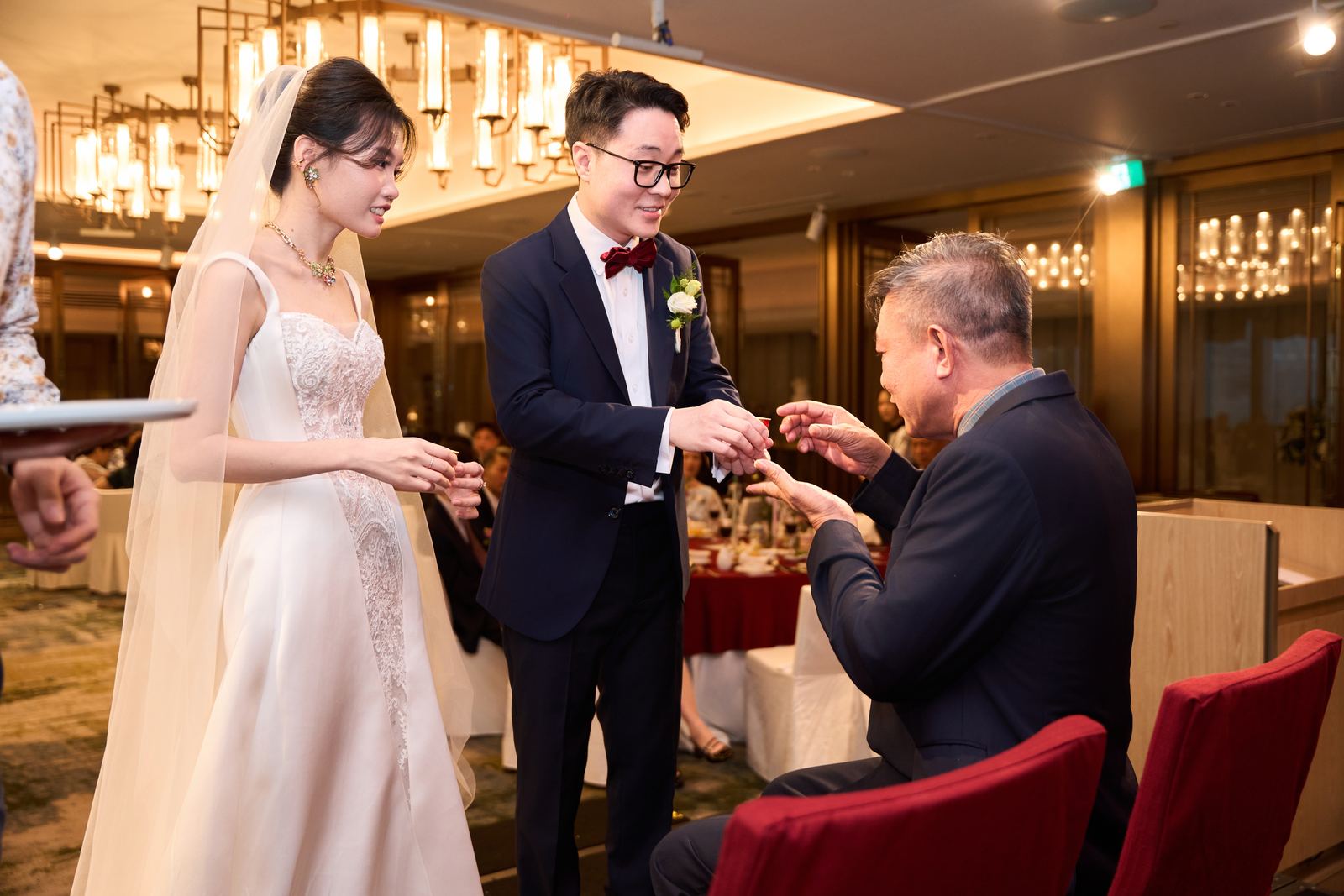 Edward and Na at their wedding