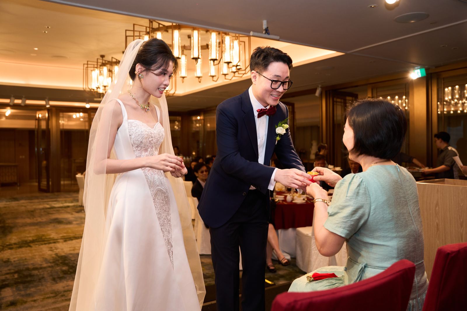 Edward and Na at their wedding
