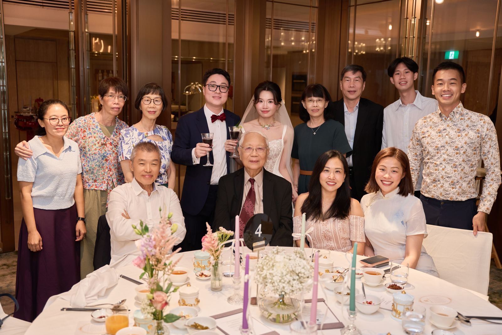 Edward and Na at their wedding
