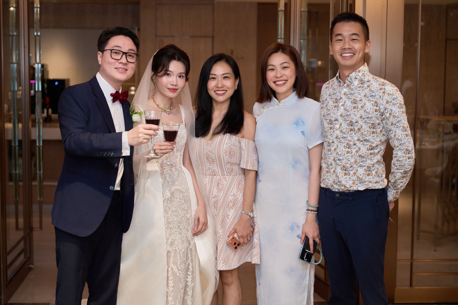 Edward and Na at their wedding