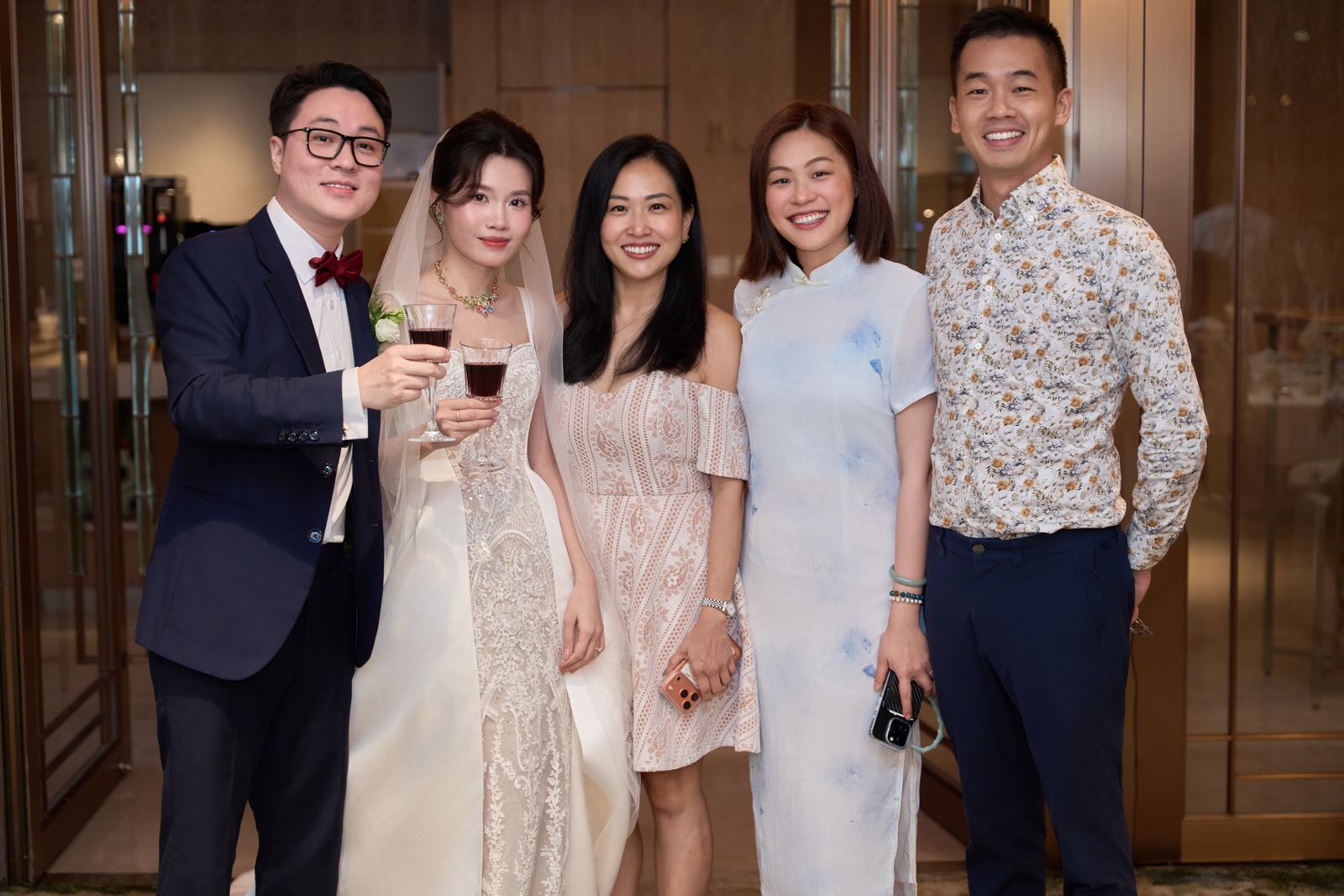Edward and Na at their wedding
