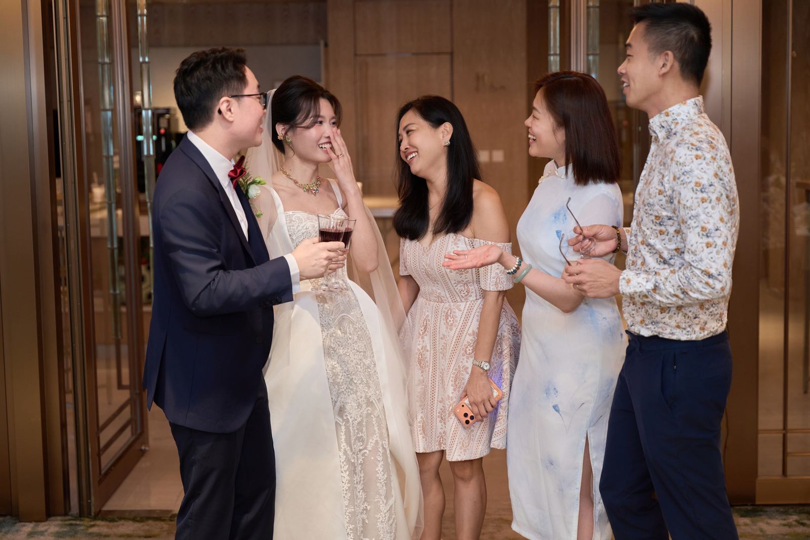Edward and Na at their wedding