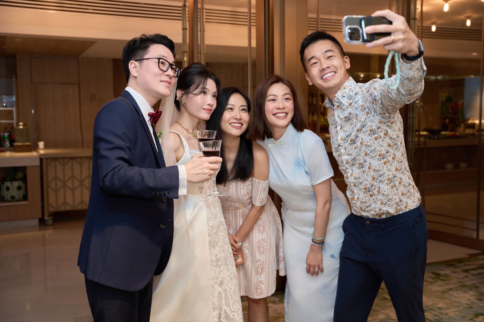 Edward and Na at their wedding