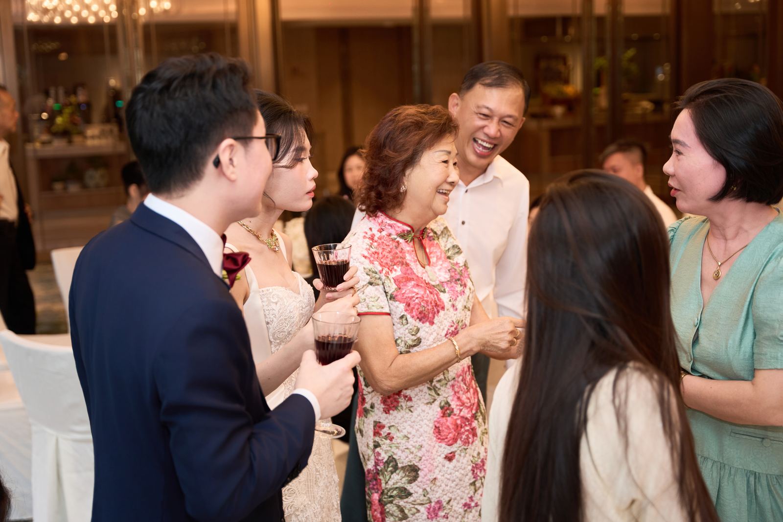 Edward and Na at their wedding