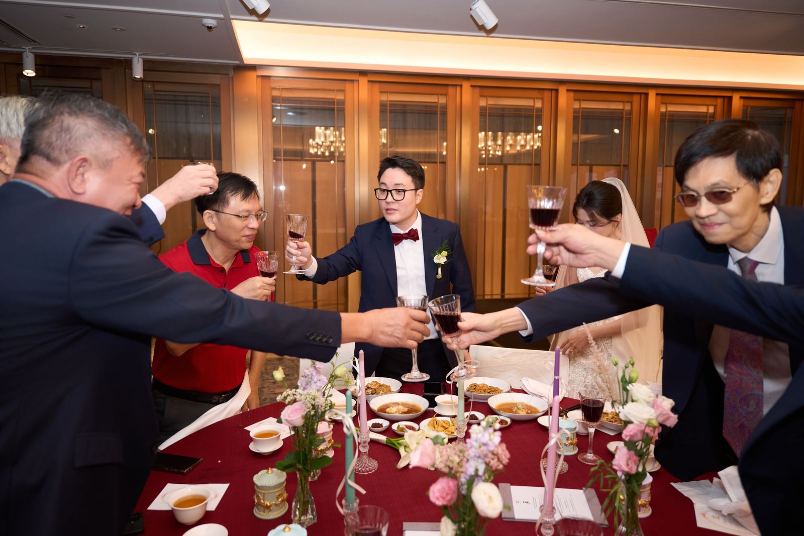 Edward and Na at their wedding