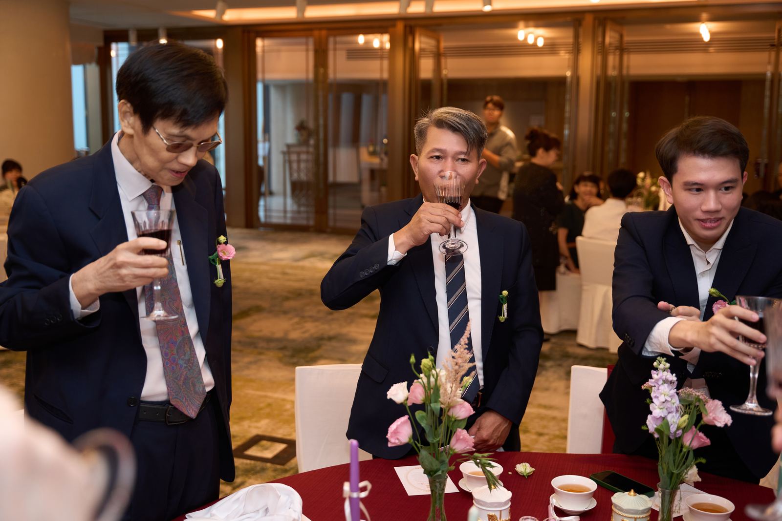 Edward and Na at their wedding