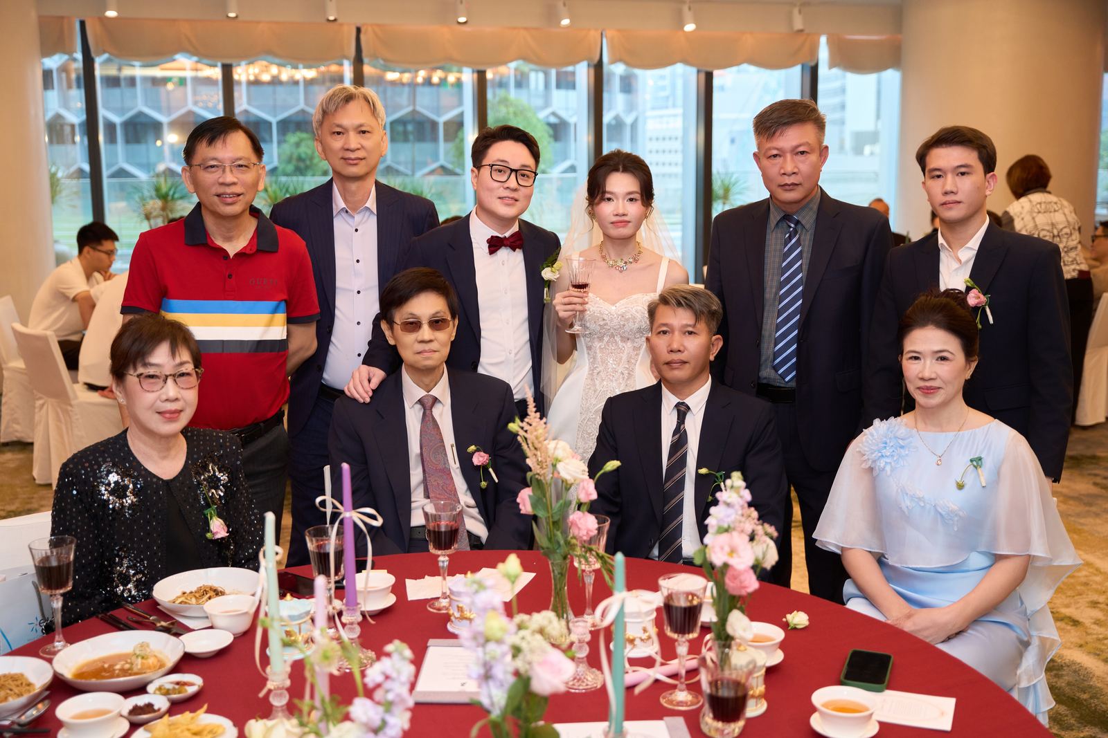 Edward and Na at their wedding
