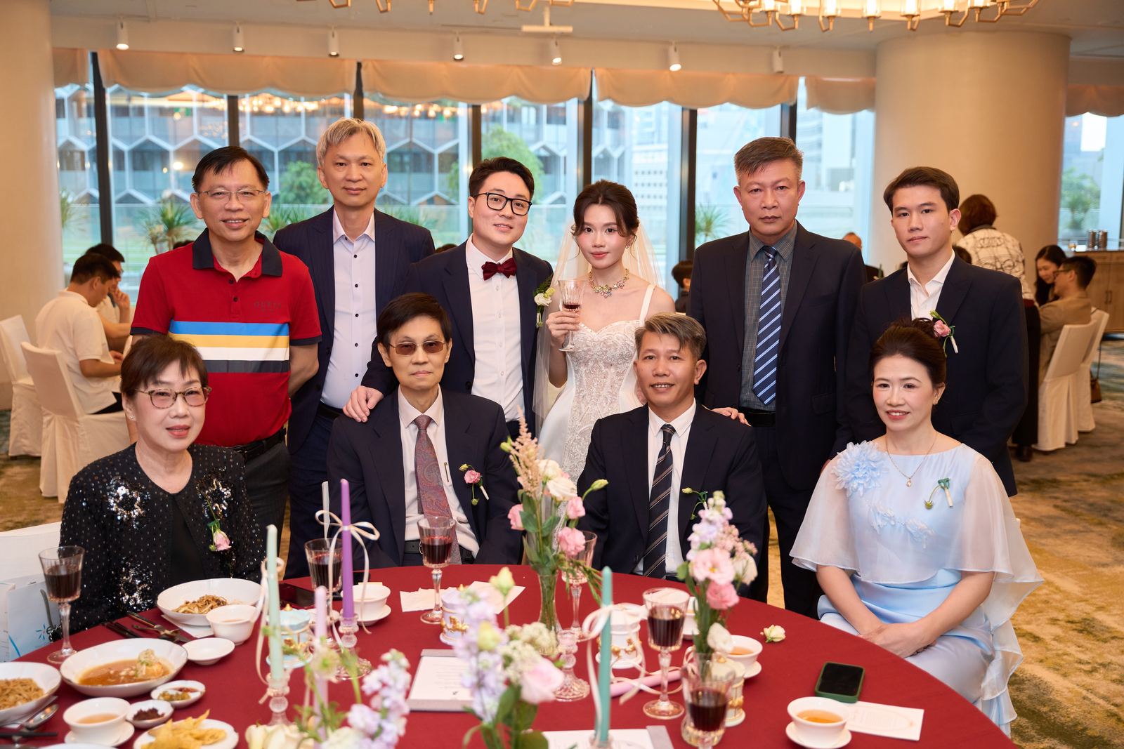 Edward and Na at their wedding