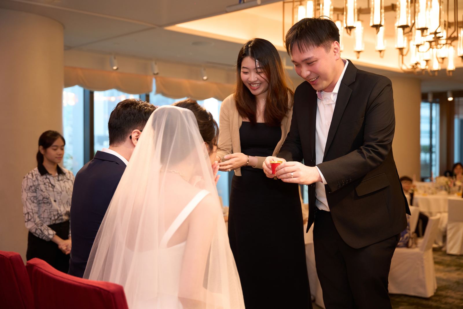 Edward and Na at their wedding
