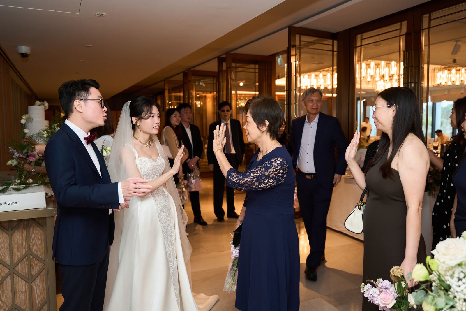 Edward and Na at their wedding
