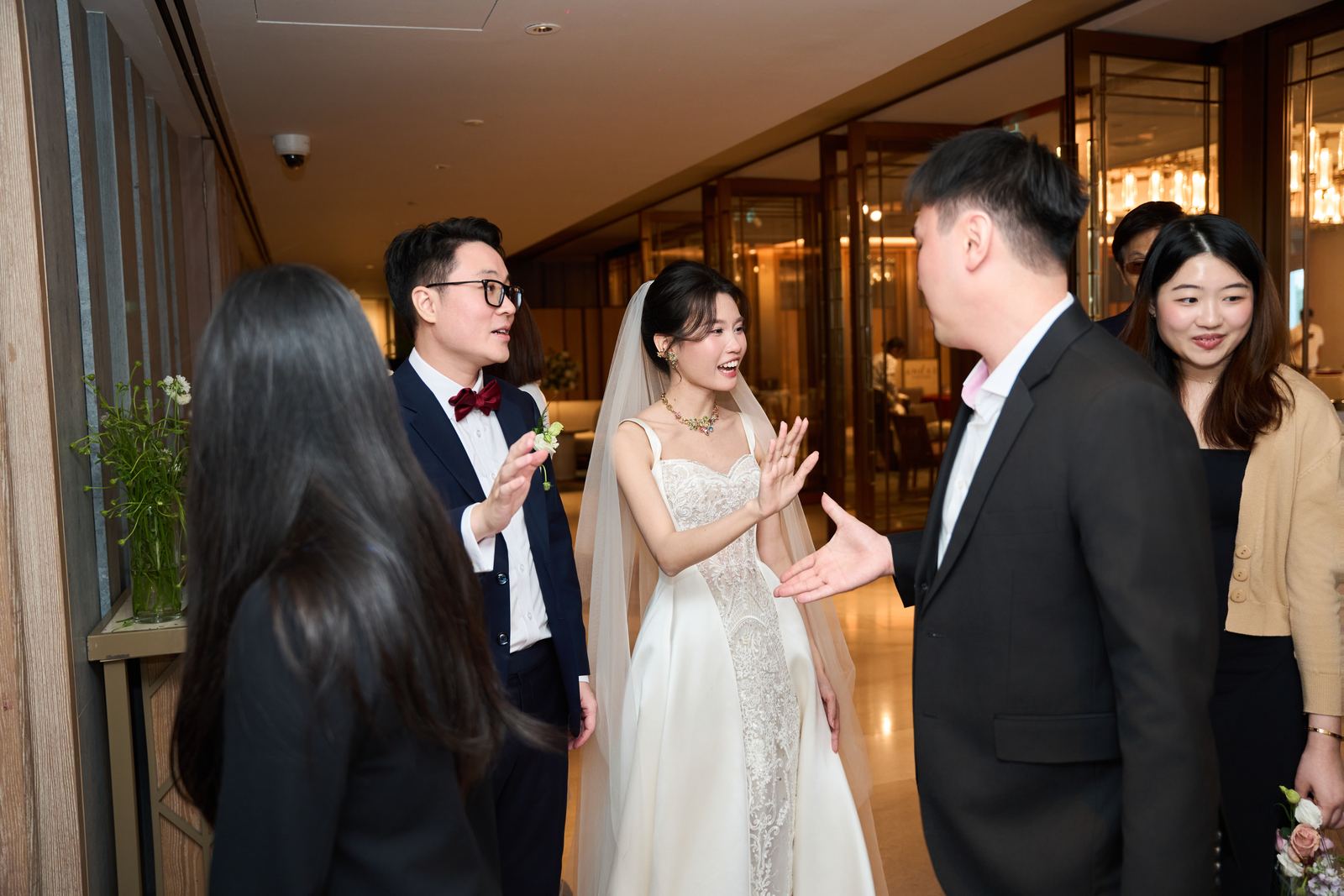 Edward and Na at their wedding