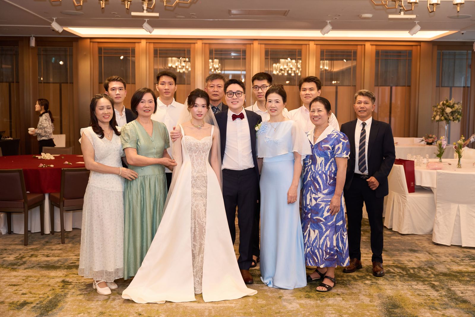 Edward and Na at their wedding