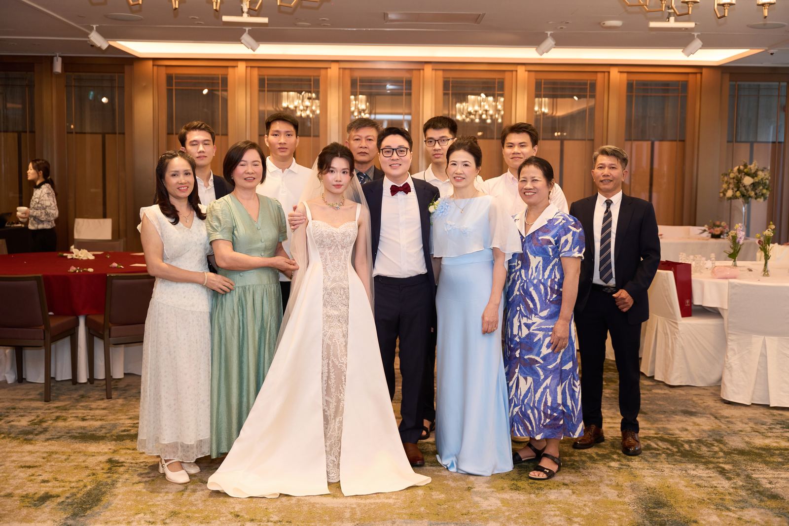 Edward and Na at their wedding
