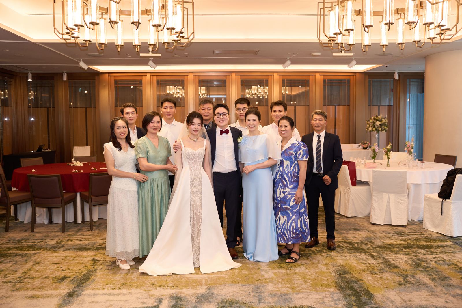 Edward and Na at their wedding