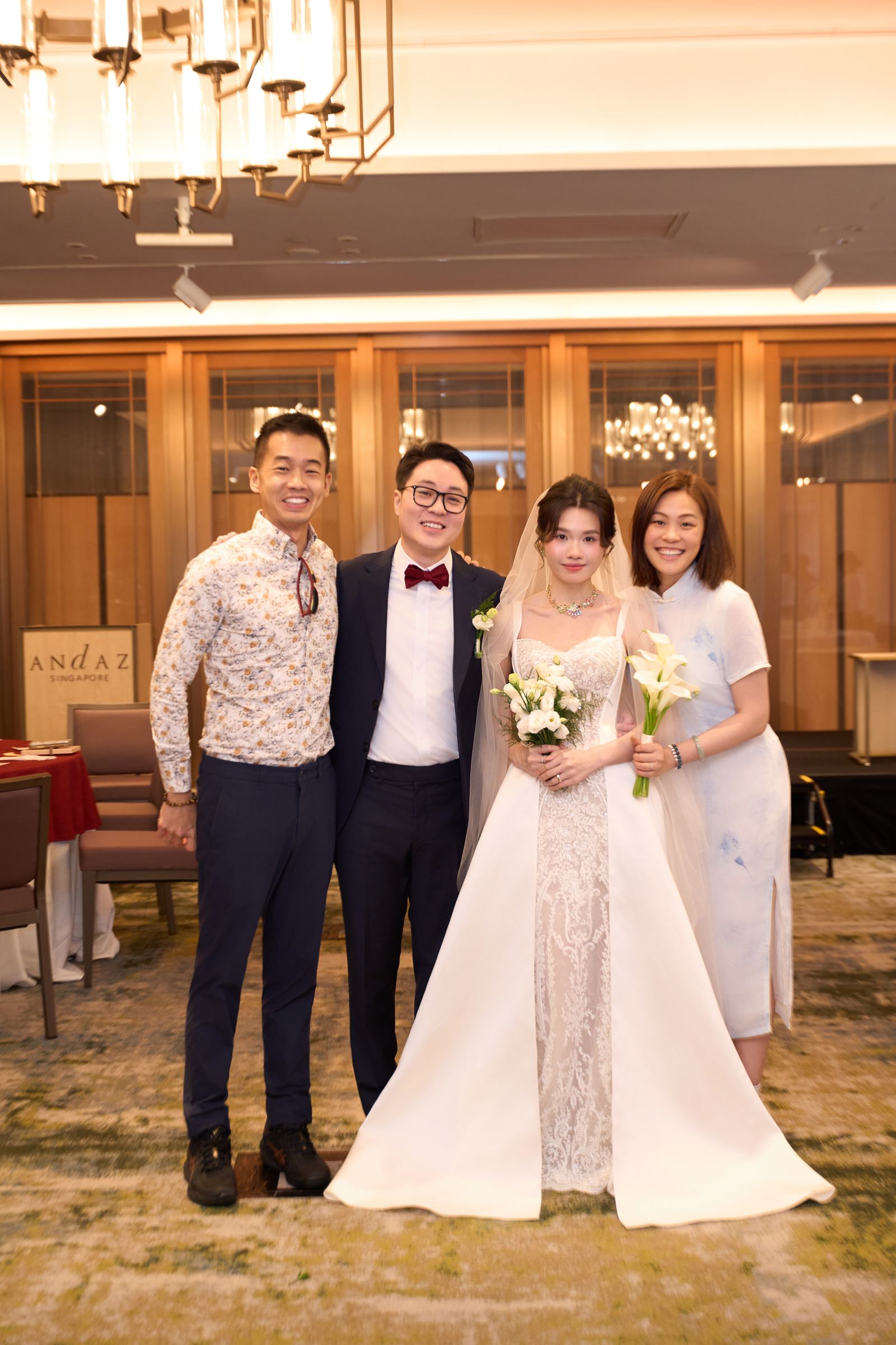 Edward and Na at their wedding