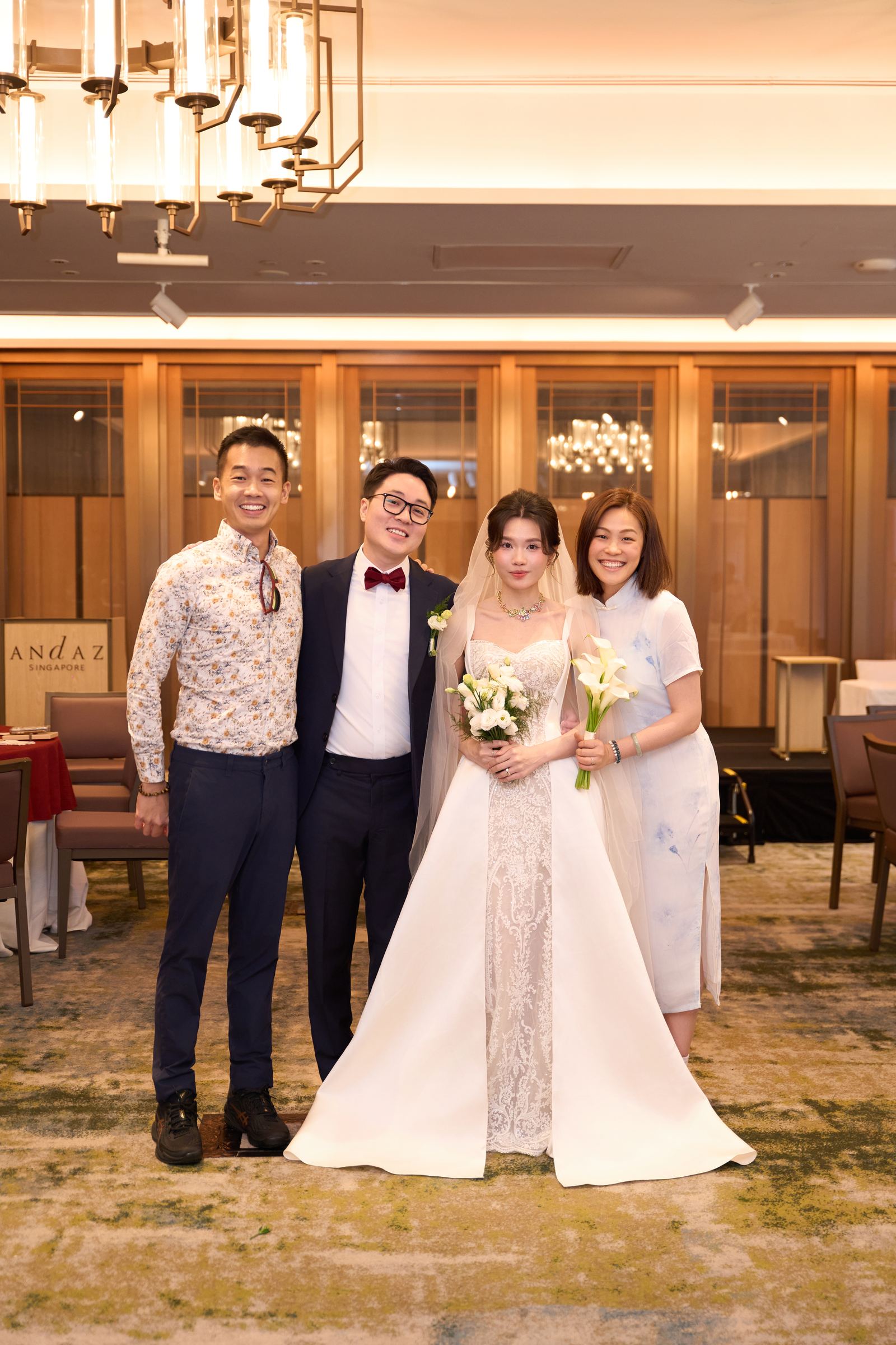 Edward and Na at their wedding