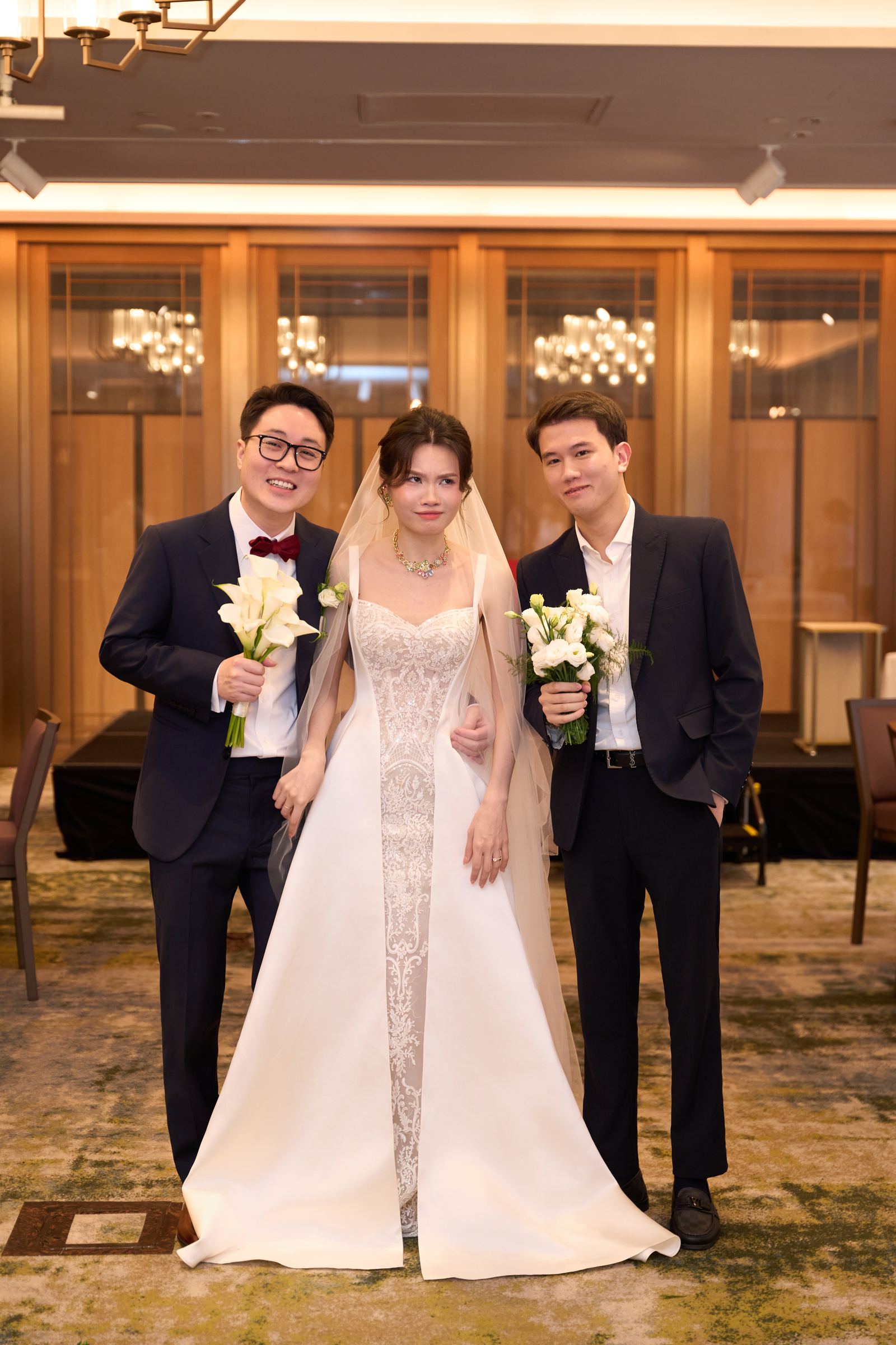 Edward and Na at their wedding