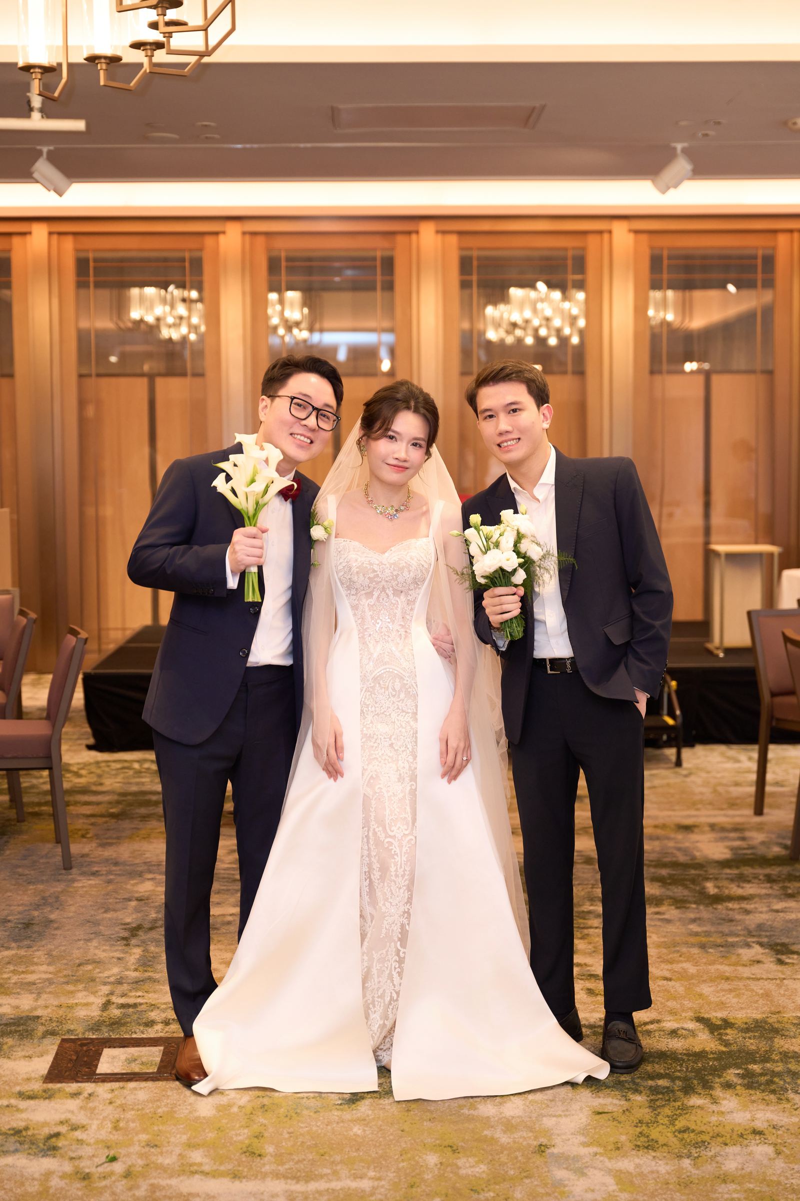 Edward and Na at their wedding