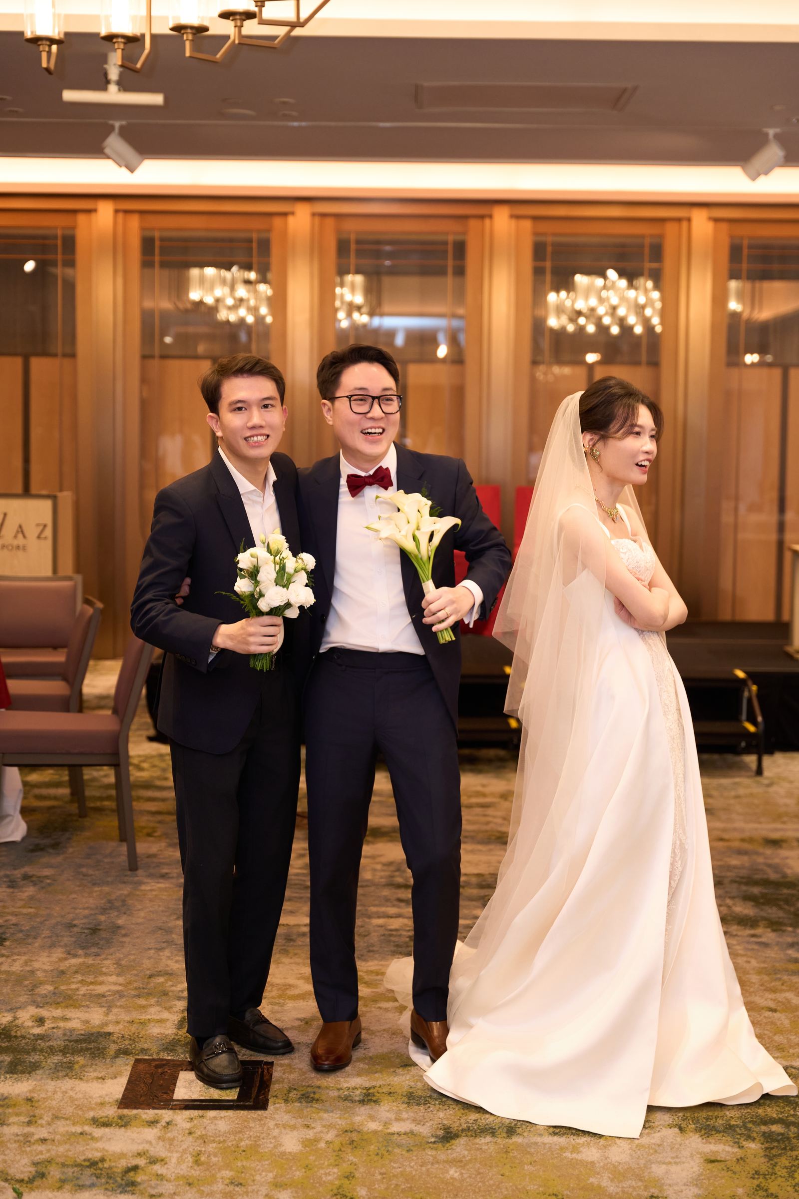 Edward and Na at their wedding