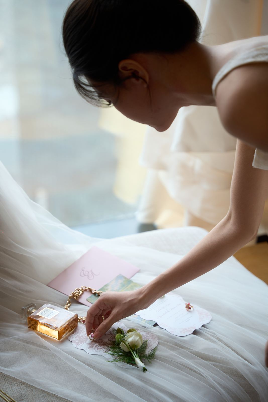 Edward and Na at their wedding