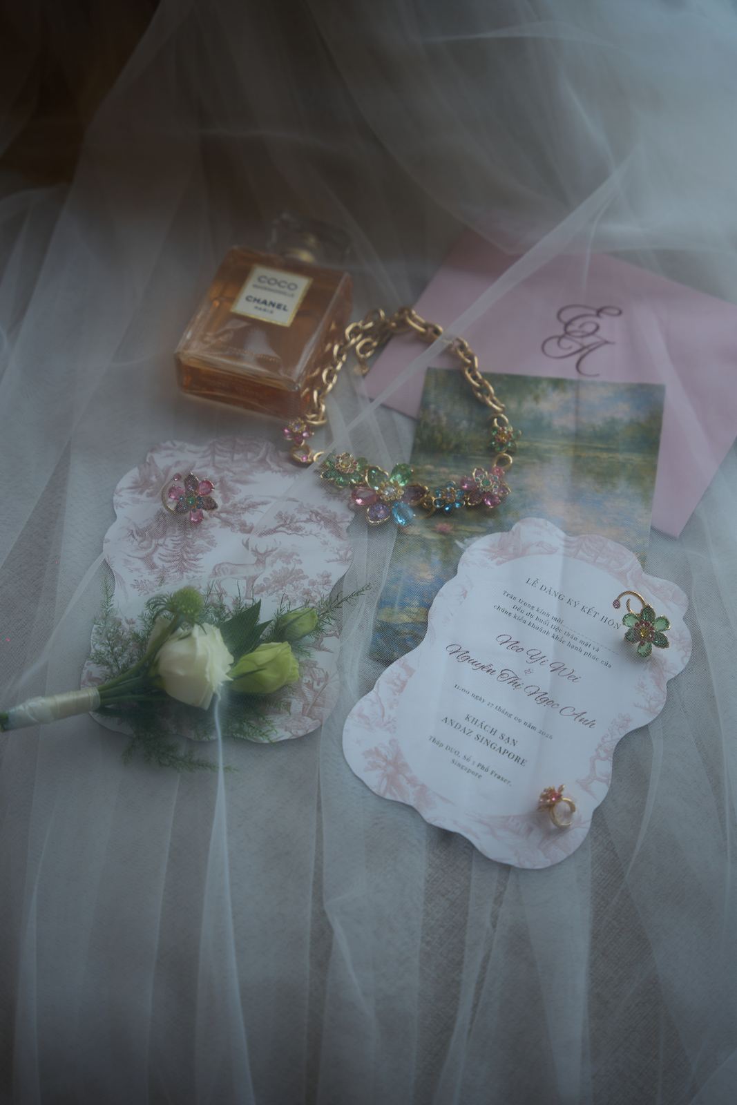 Edward and Na at their wedding