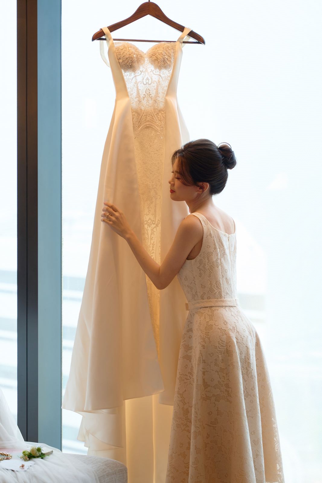 Edward and Na at their wedding