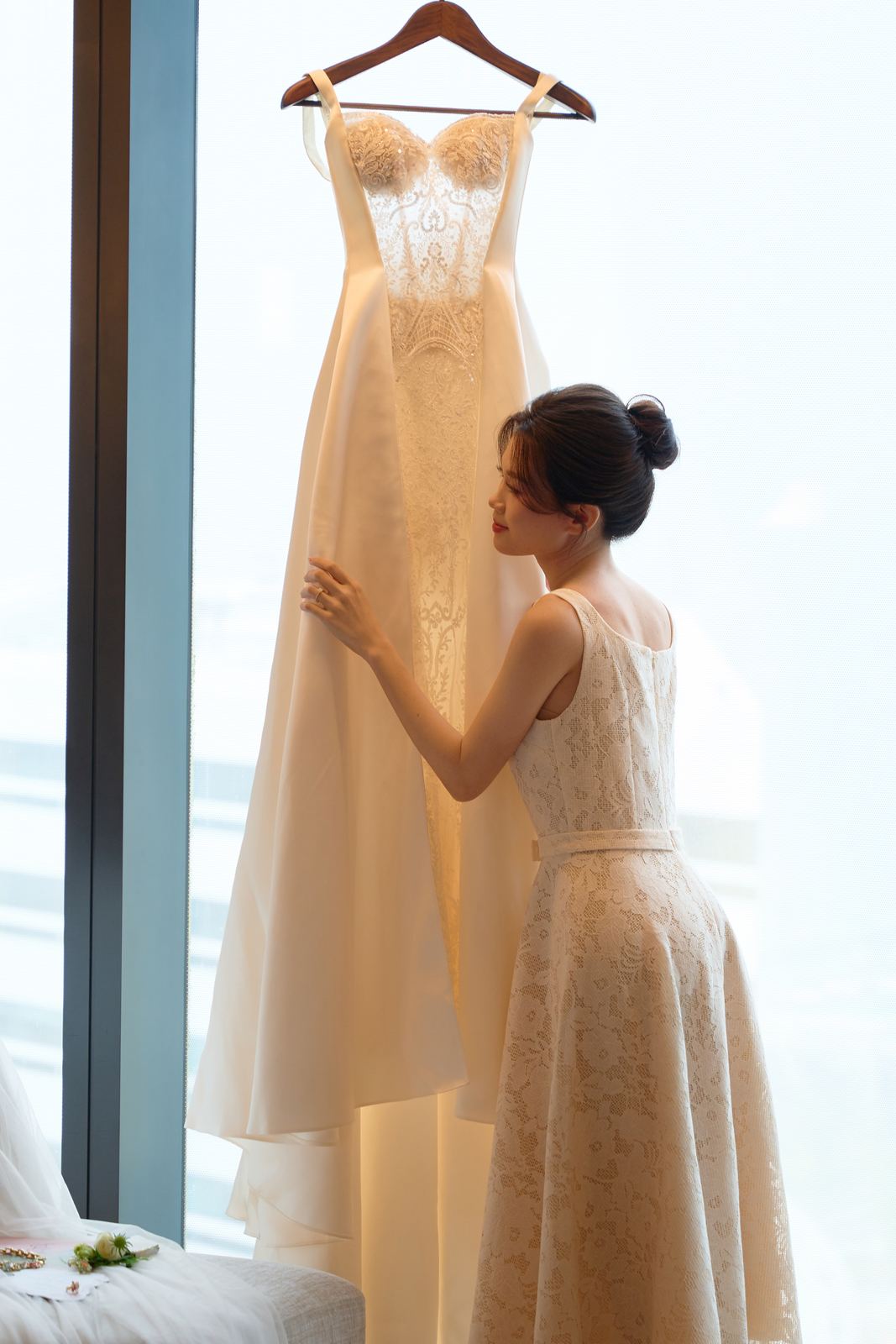 Edward and Na at their wedding