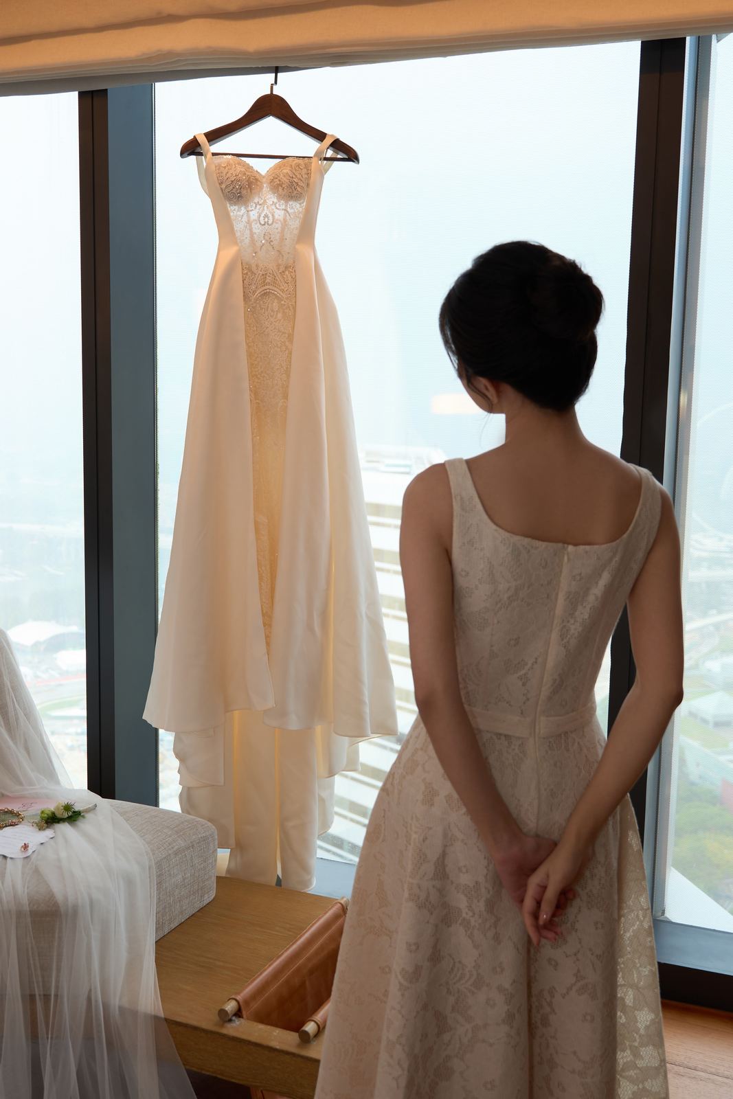 Edward and Na at their wedding