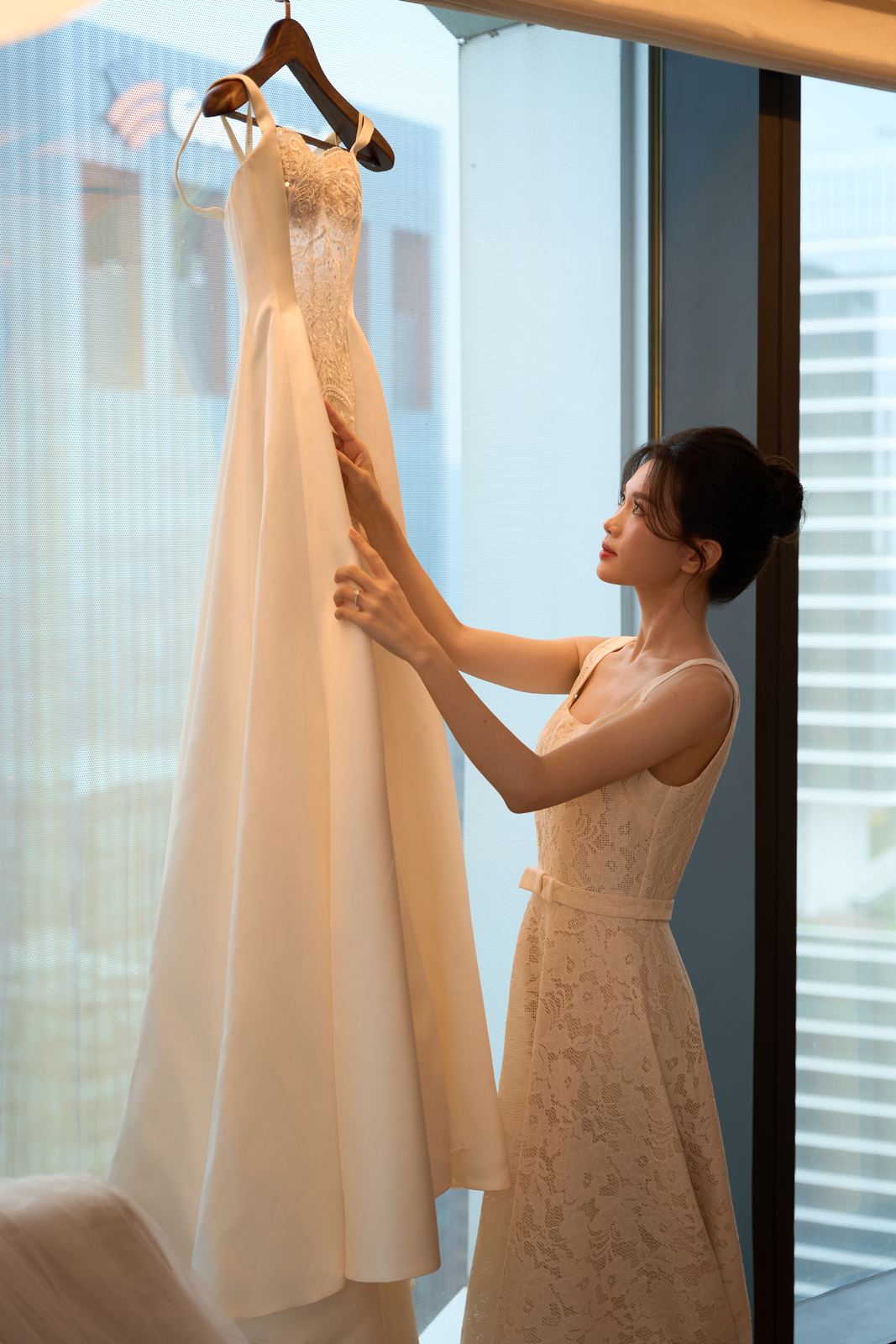 Edward and Na at their wedding