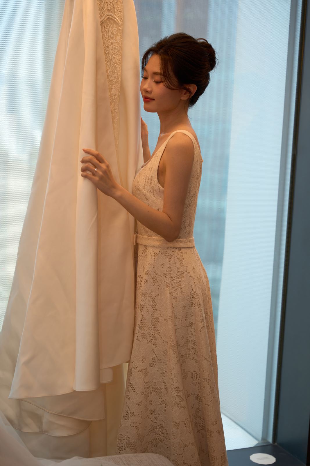 Edward and Na at their wedding