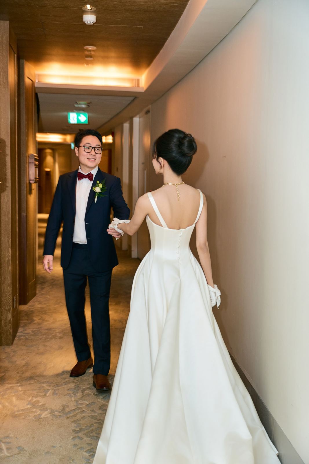 Edward and Na at their wedding