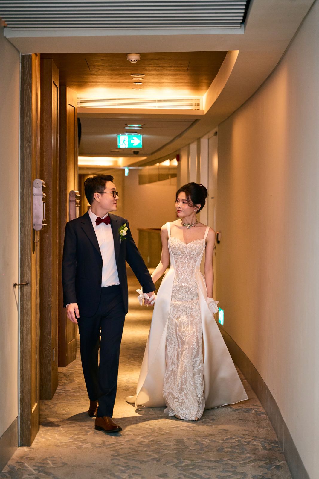 Edward and Na at their wedding
