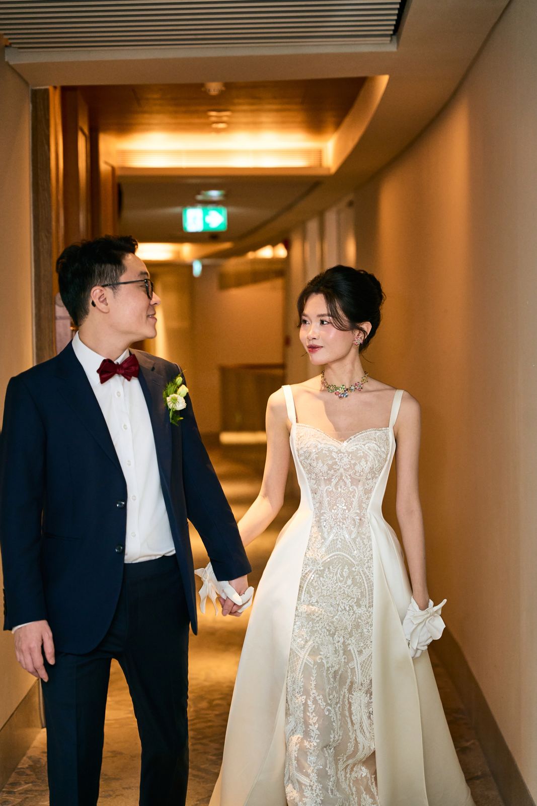 Edward and Na at their wedding