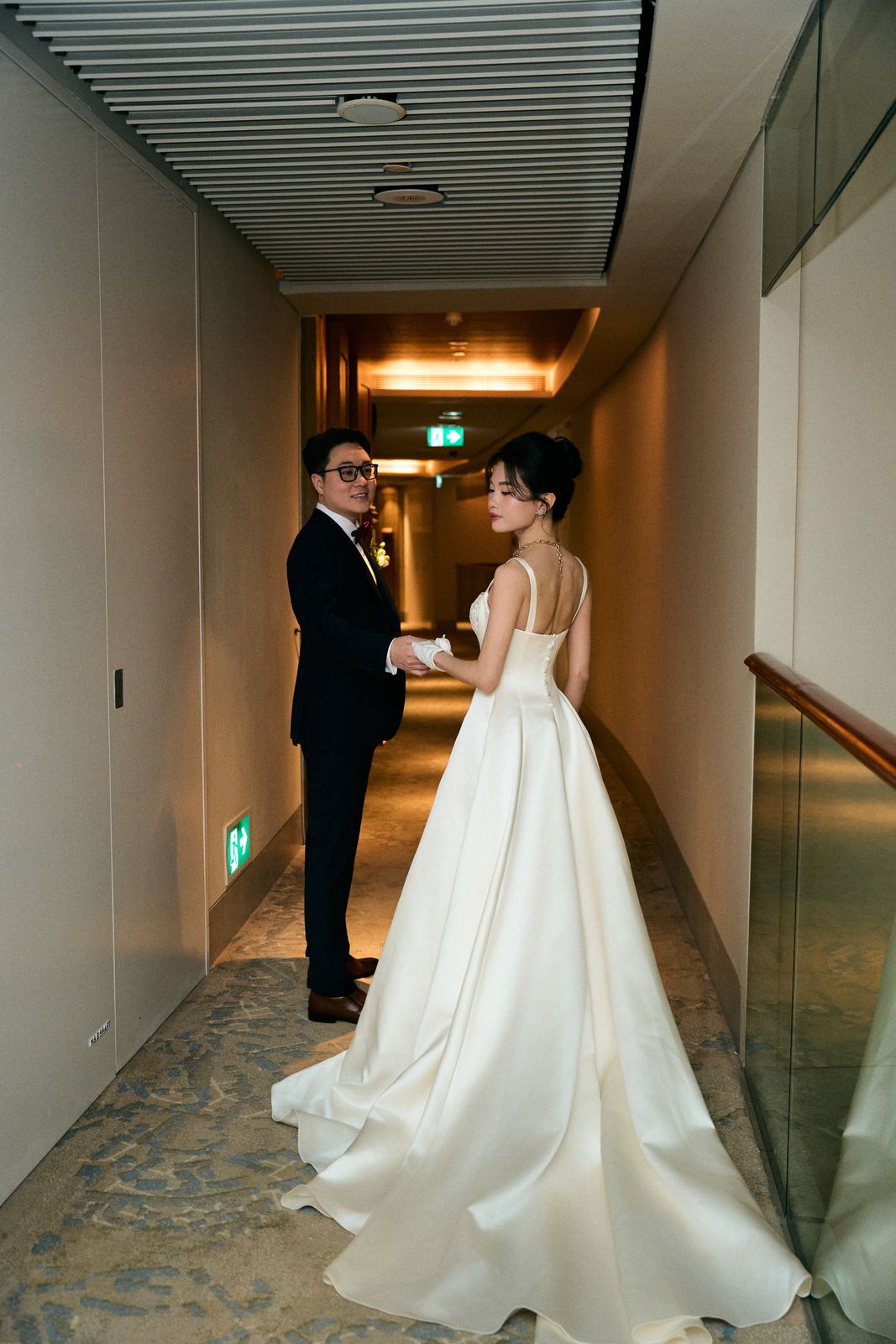 Edward and Na at their wedding