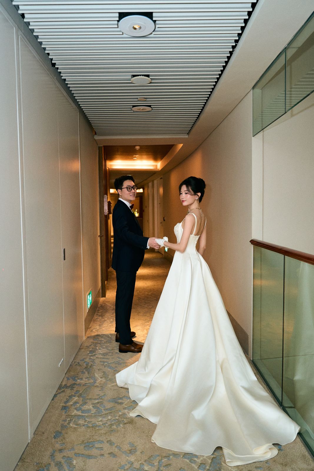 Edward and Na at their wedding