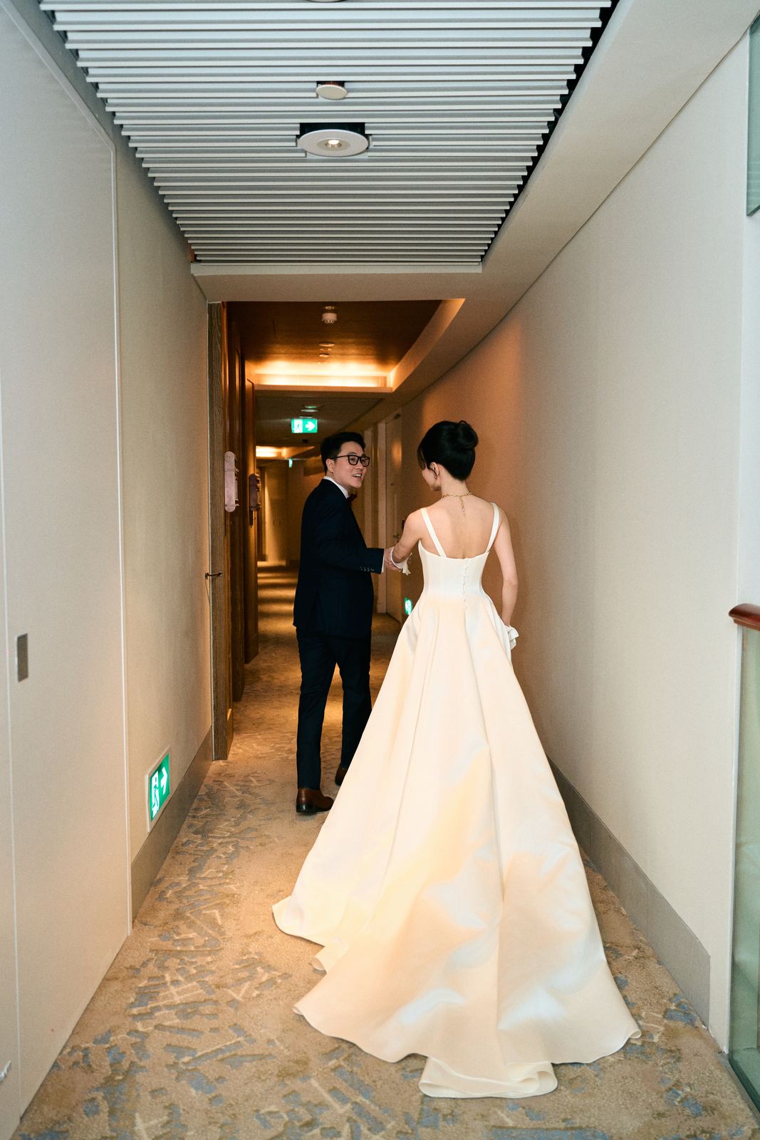 Edward and Na at their wedding