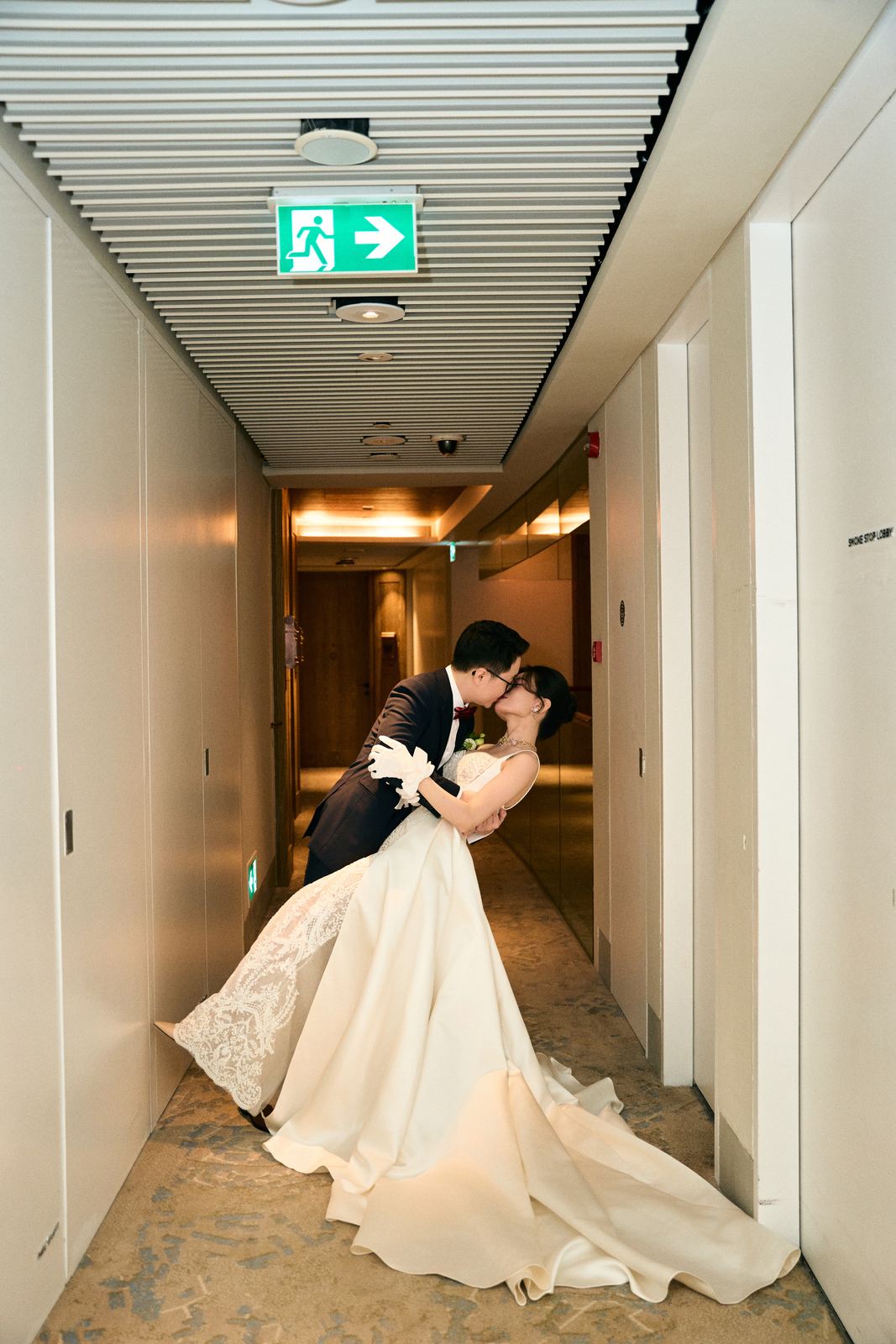 Edward and Na at their wedding