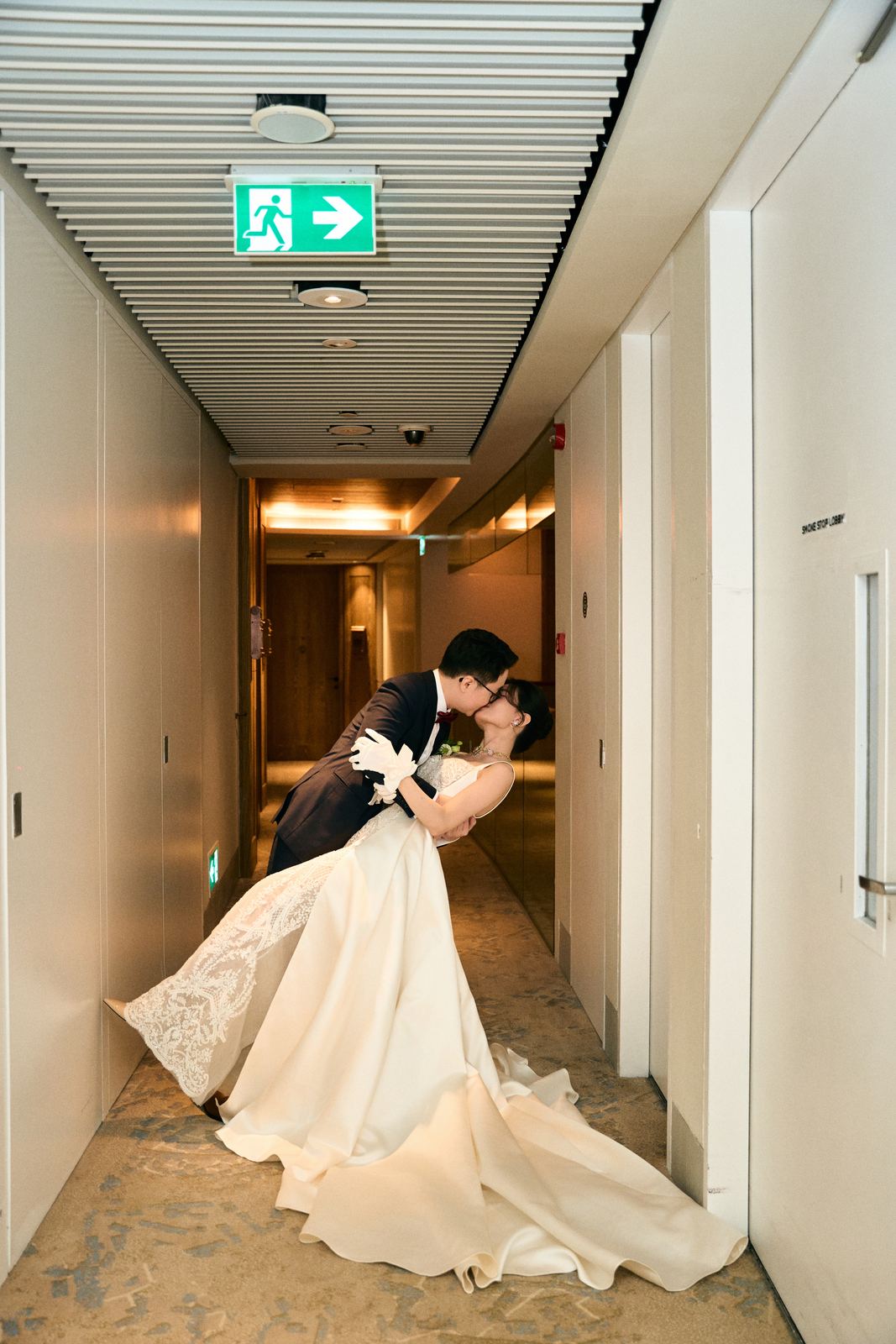 Edward and Na at their wedding