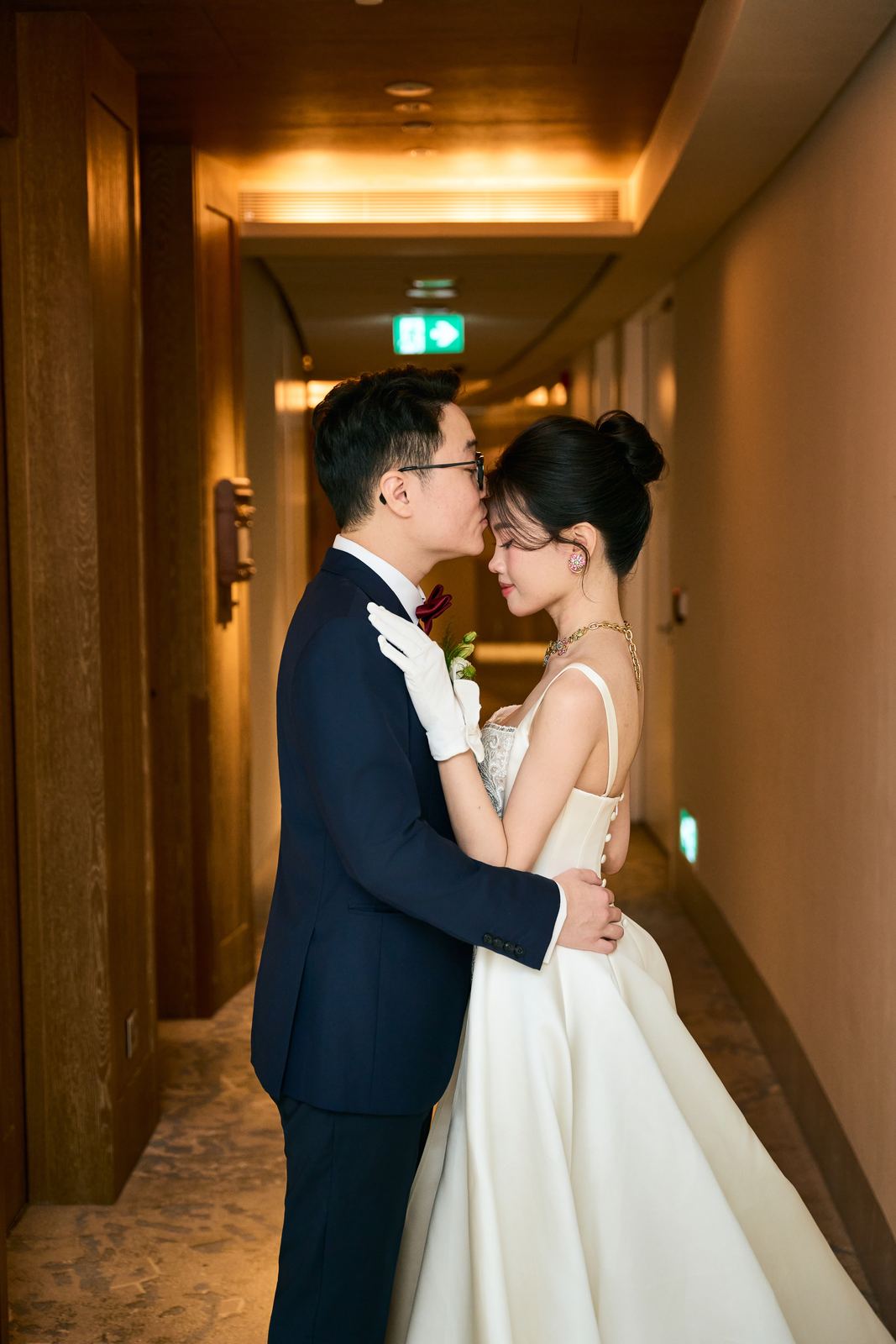 Edward and Na at their wedding