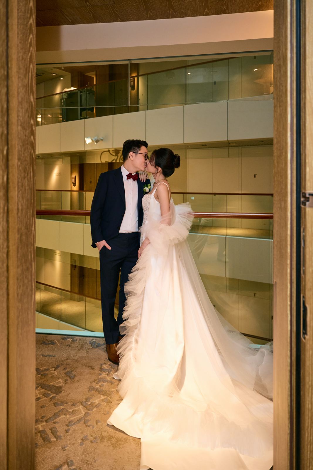 Edward and Na at their wedding