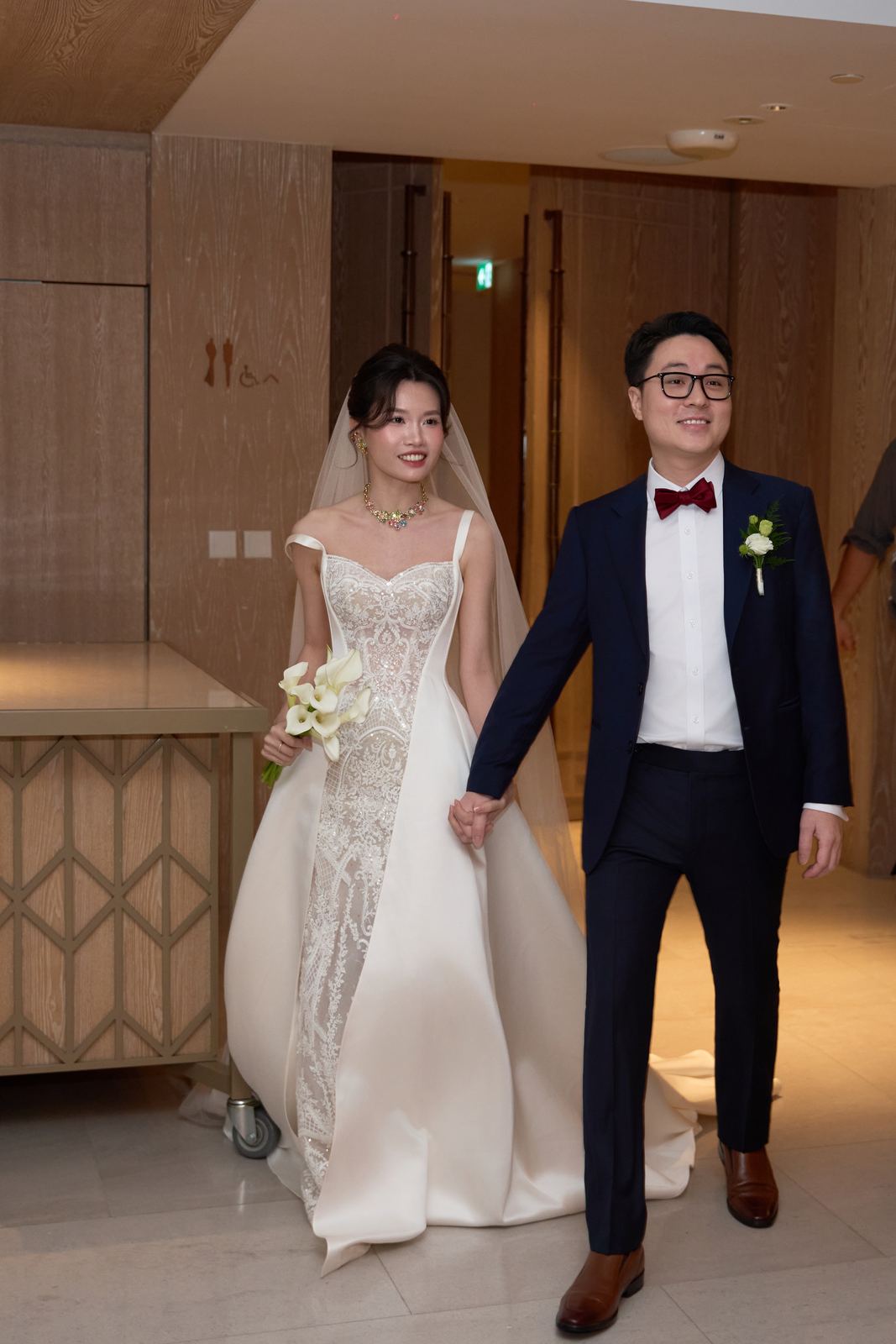 Edward and Na at their wedding
