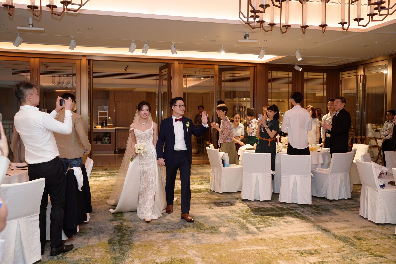 Edward and Na at their wedding