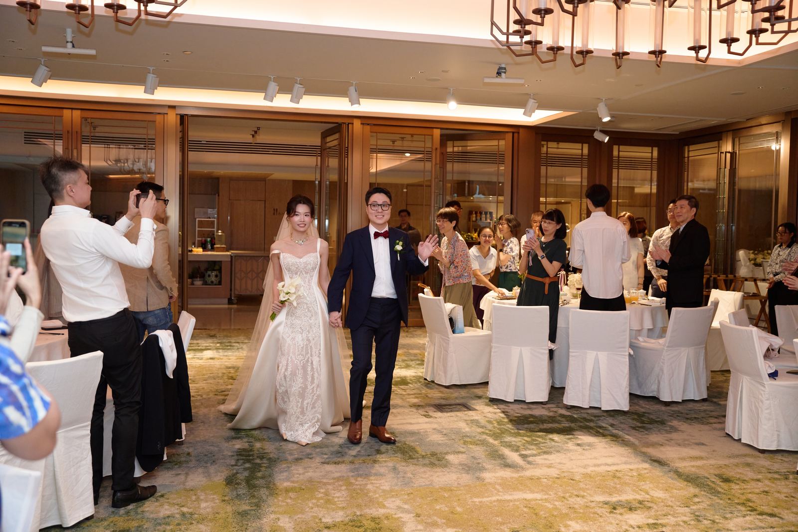 Edward and Na at their wedding