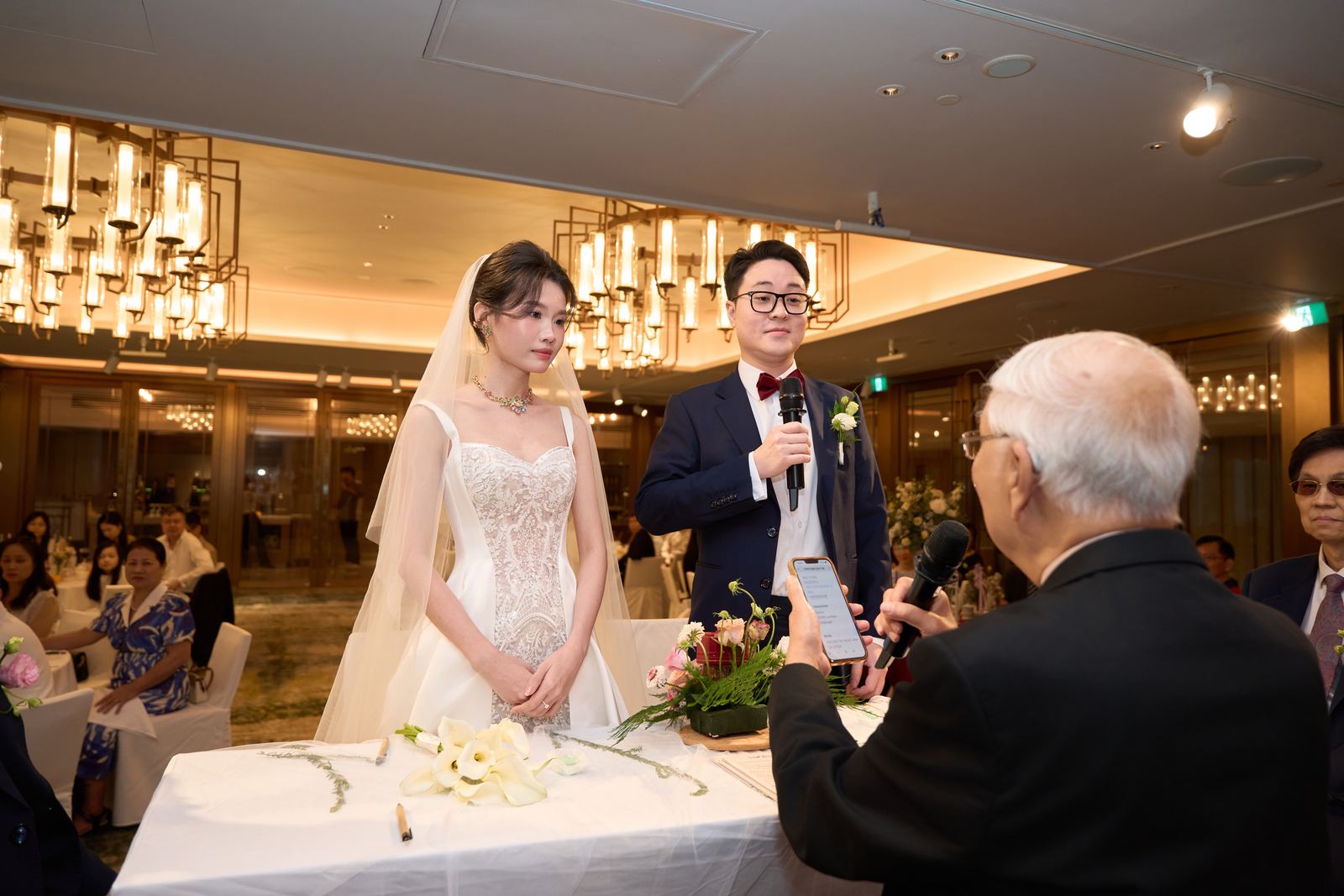 Edward and Na at their wedding